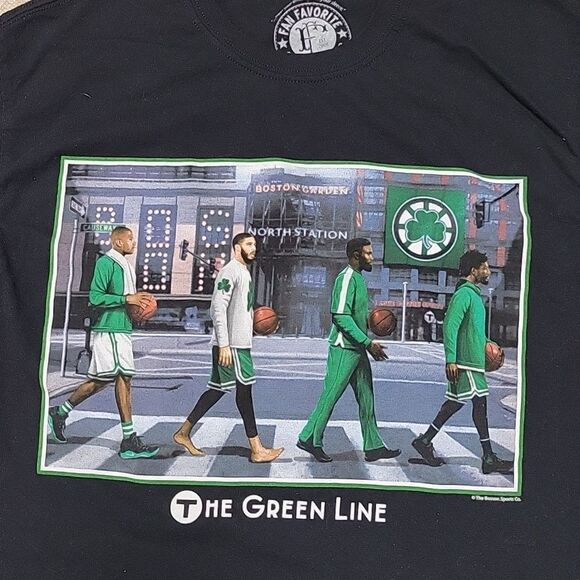 CELTICS TEE FROM FAN FAVORITE SPORTSWEAR SIZE MEDIUM - Picture 2 of 4